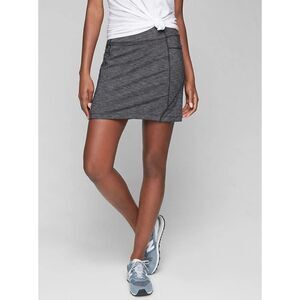 Athleta Excursion Skirt Skort Dark Gray Charcoal Athleisure Womens XXS EUC